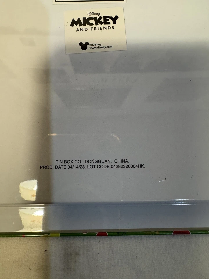 Disney Christmas Mickey and Minnie Tray- Rectangular Tin Serving Tray- 13.5" L  - Image 4 of 4