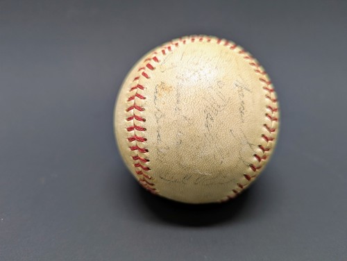 1957 Milwaukee Braves Autographed Signed Baseball Haney Atwell Dittmer Crone - Picture 2 of 9