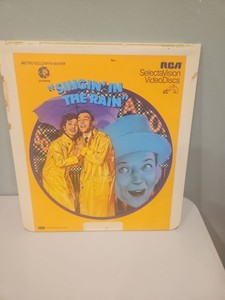 Singing In The Rain RCA Selectavision Videodisc CED retro movies media preowned