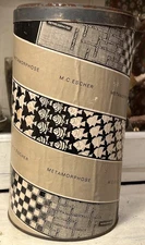 Vintage 1972 M.C. Escher Metamorphose 4 Poster Prints in Canister Hattem Holland