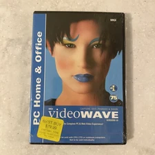MGI VideoWave 4.0 (2001) • PC Home & Office Video Editing Software • NEW Sealed