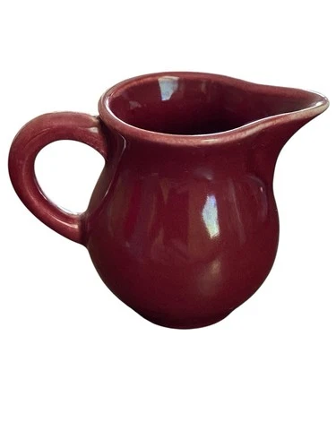 Vtg Homer Laughlin Harlequin Fiesta Individual Toy Creamer Maroon HTF