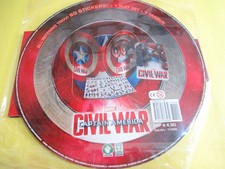 MARVEL CAPITAN AMERICA CIVIL WAR SCUDO STICKERS ADESIVI GADGET BLISTERATO SEALED