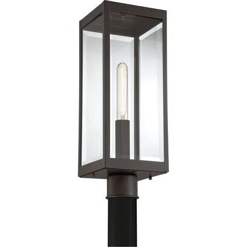 Westover 1-Light Outdoor Post Lantern in Transitional Style 20.5 Inches Tall and - Picture 8 of 9