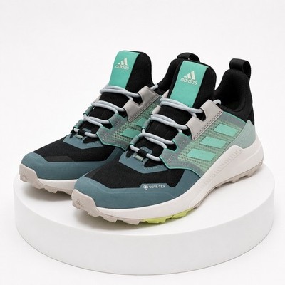 Adidas Terrex Trailmaker Gore-Tex Women 8 Black Mint Hiking Shoes FX4694