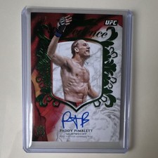 2025 Topps Royalty UFC Royal Precedence Paddy Pimblett Autograph 04/05