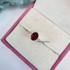 Ruby Ring, July Birthstone, Wedding Ring, 925 Sterling Silver, Lab Created Ruby