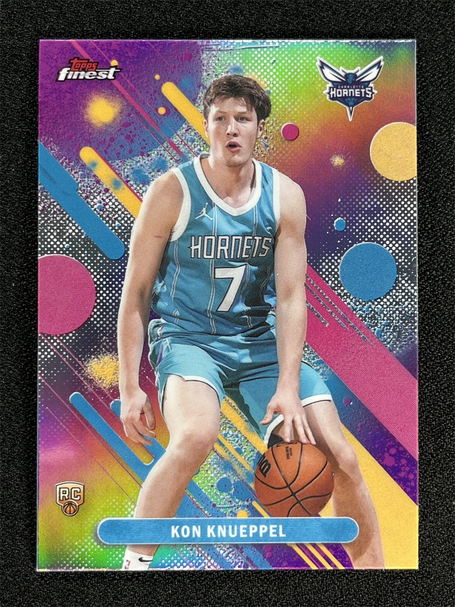 2025-26 Topps Finest Kon Knueppel #4 Common Silver Refractor Rookie RC &04231