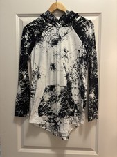 LuLaRoe Amber Hoodie size small, black/white - perfect condition