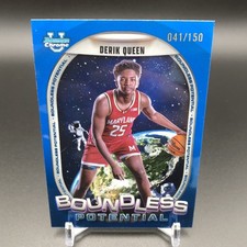 2024-25 Bowman U Chrome #BP-7 Derik Queen Boundless Potential Blue /150 Pelicans