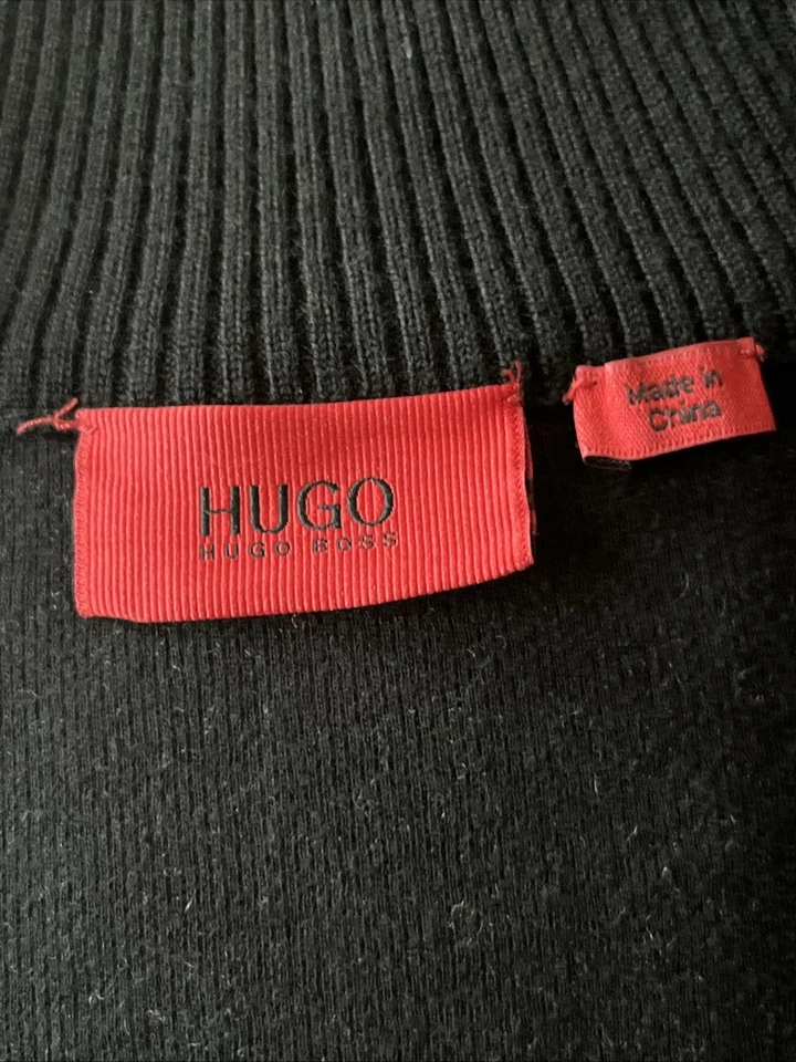 HUGO BOSS ШЕРСТИ МОЛНИИ КАРДИГАН СЕРЫЙ РАЗМЕР M МУЖСКОЙ ЧИТАТЬ - Изображение 3 из 4