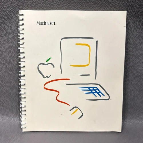 Original Apple Macintosh 128k User Owner's Manual 030-0687-B Picasso Good Shape