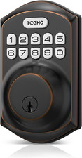 Keyless Entry Door Lock w Keypad - Smart Deadbolt Lock for Front Door w 2 Keys