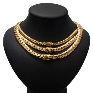 Authentic 18k Gold Plated Thick Cuban Link Chain Luxury High End Premium Grade Necklace👑