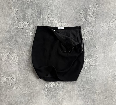 Moschino Cheap And Chic I40/F36/USA6 Black Mine Pencil Skirt Casual Old Money 