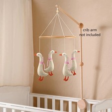 Duck baby mobile nursery goose mobile goose crib mobile goose baby shower