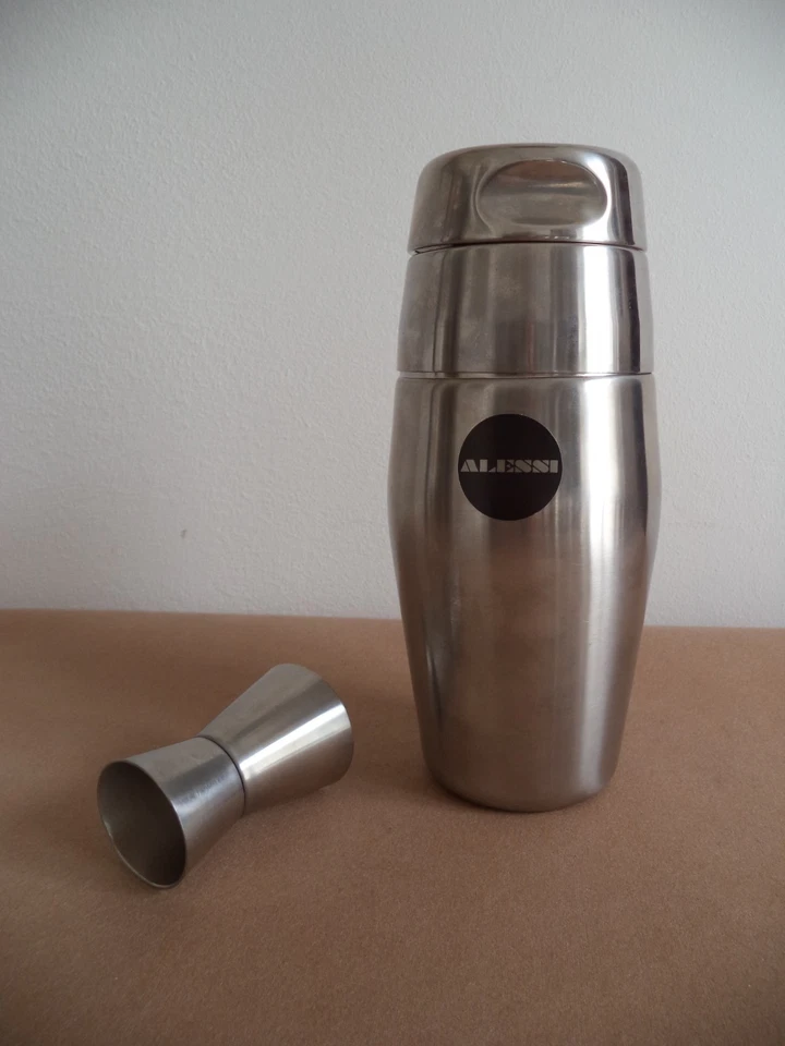 Alessi Italy shaker cocktail modello 870 Massoni e Mazzeri anni 60 70 inox 18/10 - Imagen 1 de 4