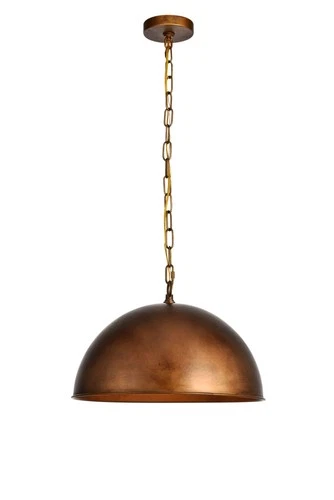 Living District Merce 1-Light Transitional Metal Pendant in Black - Picture 5 of 9