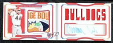 2022 National Treasures Collegiate Bowl Logo 1 7/10 Travon Walker Auto 1fl4