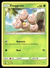 Exeggcute 4/111 Common Crimson Invasion Pokemon Moderately Played