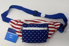 American Flag Fanny Pack New With Tags