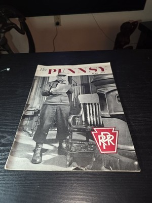 The Pennsy April 1955 PRR aktive Mitarbeiterzeitschrift Pennsylvania Railroad im Ruhestand