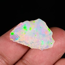 5.3 Ct Welo Ethiopian Opal Rough, Jewelry Grade Welo Opal Rough, Multi Fire Opal