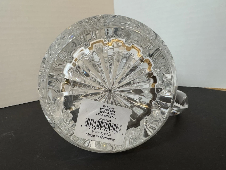 Waterford BROOKSIDE Beer Glass Mug Marquis Line A+ CONDITION - Image 4 of 4