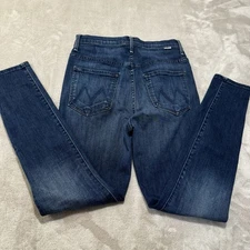 MOTHER Denim Jean High Waisted Rail Hoover In Anchor Point Women’s Size 30