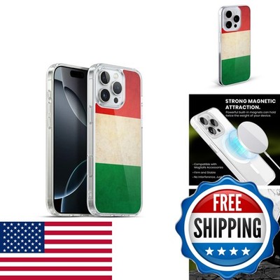 Head Case Designs Italy Flags Gel Case for iPhone 16 Pro Max MagSafe