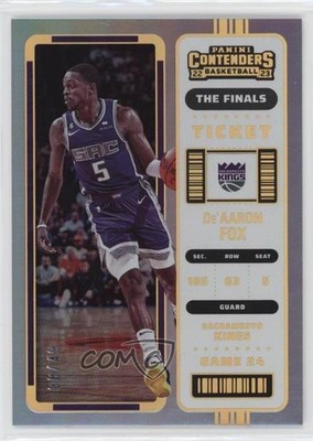 2022-23 Panini Contenders The Finals Ticket 38/49 De'Aaron Fox #56 rf2