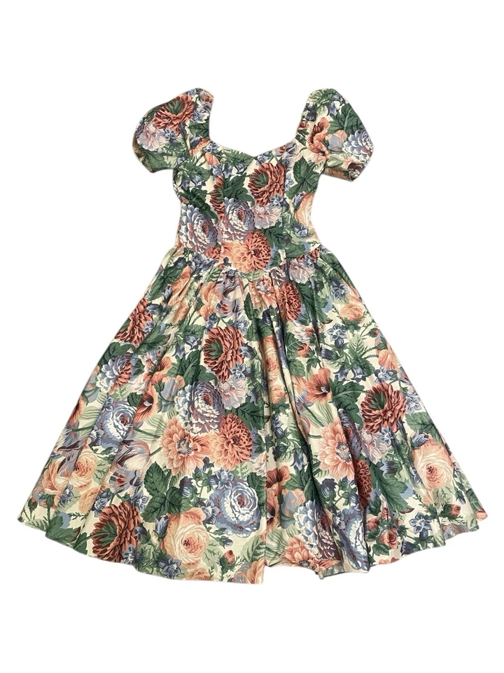 Nuevo con etiquetas Maxi Vestido The House of Bianchi Floral Jardín Té 14 Lhm Foto 4 de 4