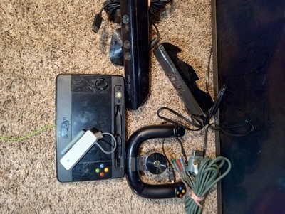 xbox 360 LOT  accessories, wheel, Kinect,charger