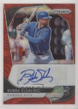 2020 Panini Prizm Rookie Red Wave 48/50 Bubba Starling #RA-BS Auto 3c5