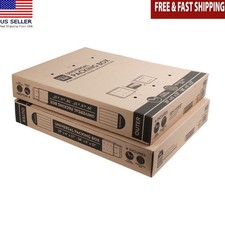 Universal Moving Box Cushioned 2-Pack Fits TVs up to 65" Storage Kit 2 Count New