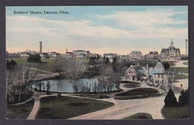Postcard, United States, Dayton OH, Soldiers' Home