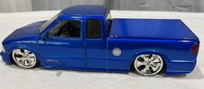 2002 Chevy Silverado Jada Dub City Blue Street Low Truck 124 Scratches