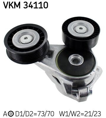 SKF VKM 34110 Riemenspanner, Keilrippenriemen FüR Ford-image