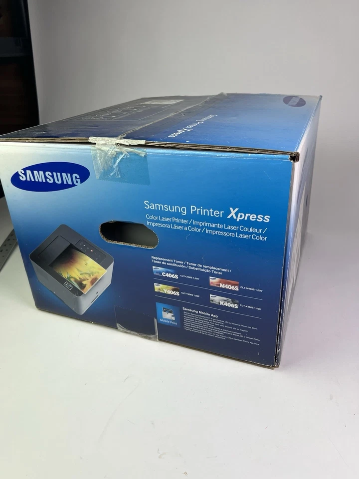 Samsung Xpress C410W Color LaserJet Printer Wifi W Box - Image 2 of 4
