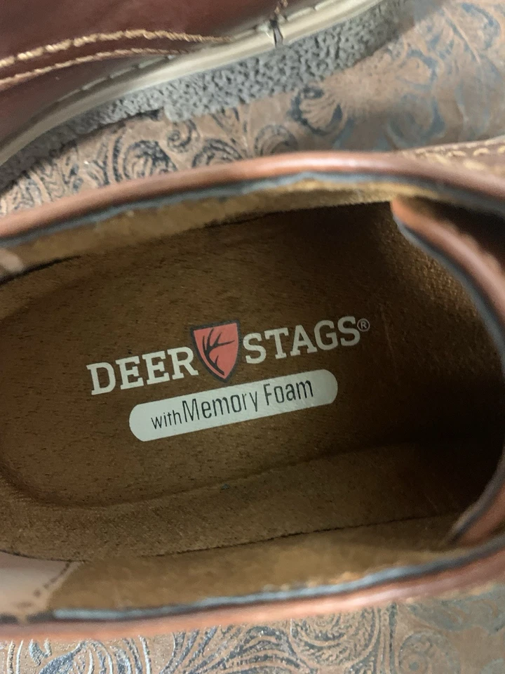 Ciervos Ciervos Denny Marrón Oxford Zapatos de Vestir Ligeros con Cordones Niños Talla 1.5M Usados Foto 2 de 4