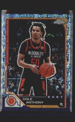 2025 Topps Chrome McDonald's #94 Cole Anthony McFlurry Refractor - ( 140 )