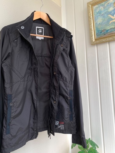 G-STAR RAW DENIM 3301 New Recolite Nylon Jacket Black Mens Size S-M - Picture 6 of 10