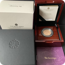 2021  Proof Full Gold Sovereign