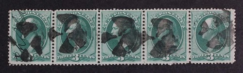 CKStamps: US Stamps Collection Scott#158 3c Washington Used