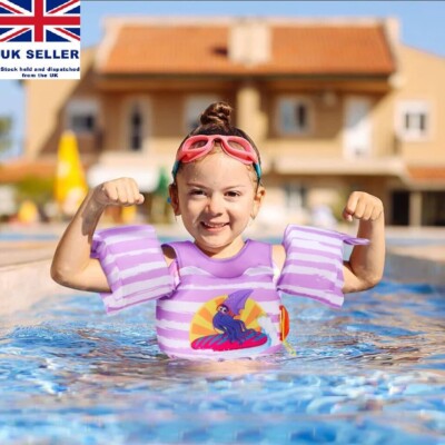 YIHATA Toddler Swimming Float Vest with Shoulder Harness Arm