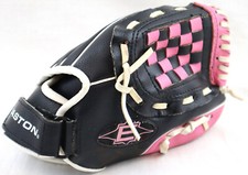 Easton GKP9500 Z-Flex 9.5" Baseball Glove Girls Black/Pink Right Hand Thrower