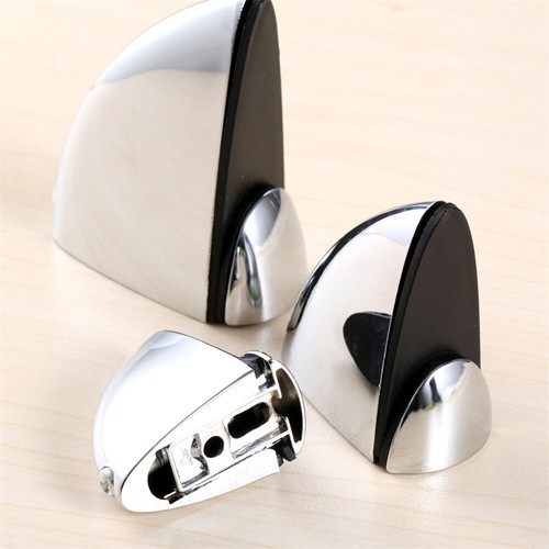 1pc Zinc Alloy Bracket Clamp Support Holder for Wood Glass Shelf DIY Bookcase - Picture 4 of 14