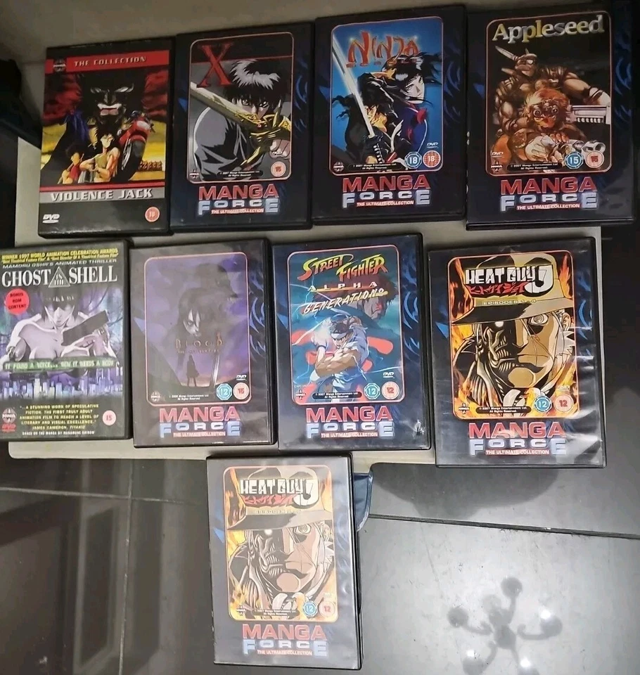 Manga DVD Lot BUNDLE 11 VGC SEE SAS  - Image 3 of 4