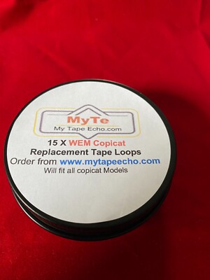 15 x MYTE Bandschlaufen für WEM COPICAT/Watkins Echo passt allen Modellen 