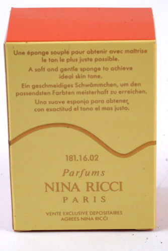 Nina Ricci Paris Le Teint Ricci Sheer Complexion Sponge Soft Square Shaped NEW - Picture 4 of 5